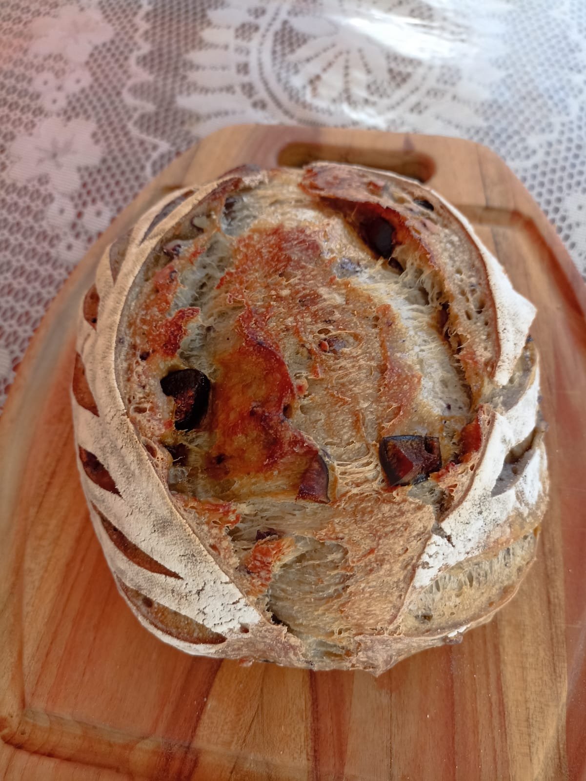 Pan de masa madre Nueces e Higos